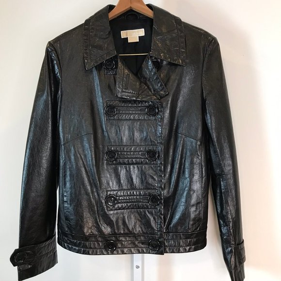 MICHAEL Michael Kors Jackets & Blazers - Retro Leather Jacket L